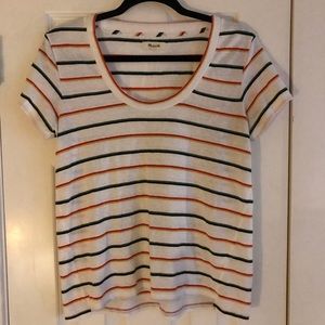 Madewell Striped Knit T-Shirt